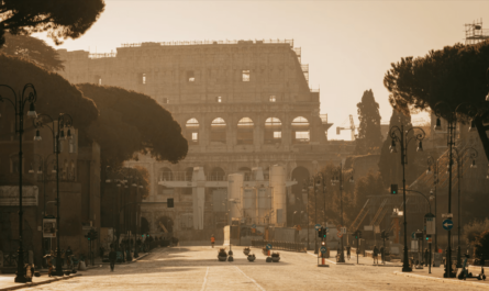 the Colosseum in Rome